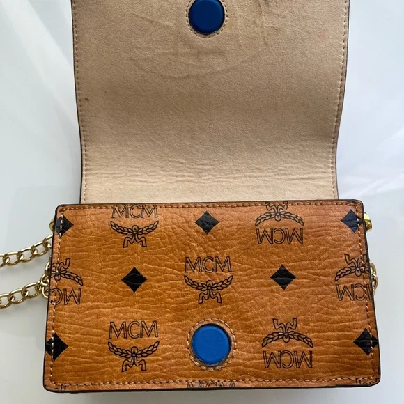 MCM PINK RABBIT WALLET ON CHAIN/ BELT BAG - Picture 6 of 12